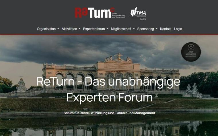 Startpage of restrukturierung.at